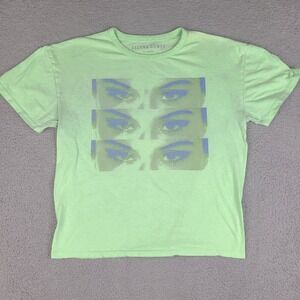 Selena Gomez T-Shirt Womens XL Green‎ Look At Her Now Short Sleeve